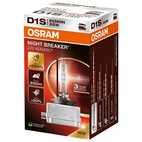 Автомобильная лампа Osram OS-66140XN2 Ксенон/ D1S/ PK32d-2/ 35 Вт/ 3200лм photo 2 Автомобильная лампа Osram OS-66140XN2 Ксенон/ D1S/ PK32d-2/ 35 Вт/ 3200лм photo 2