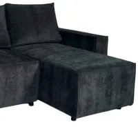 Угловой диван Mobilier Victoria NEO (Rinaldi 27) Ткань/ Black photo 3