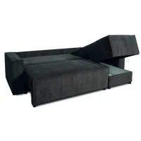 Угловой диван Mobilier Victoria NEO (Rinaldi 27) Ткань/ Black photo 4
