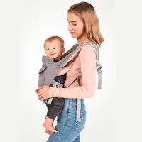 Marsupiu pentru copii Calibro Honey Baby Carrier 6in1 () 18 kg/ Gray photo 4