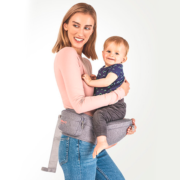 Marsupiu pentru copii Calibro Honey Baby Carrier 6in1 () 18 kg/ Gray photo 5