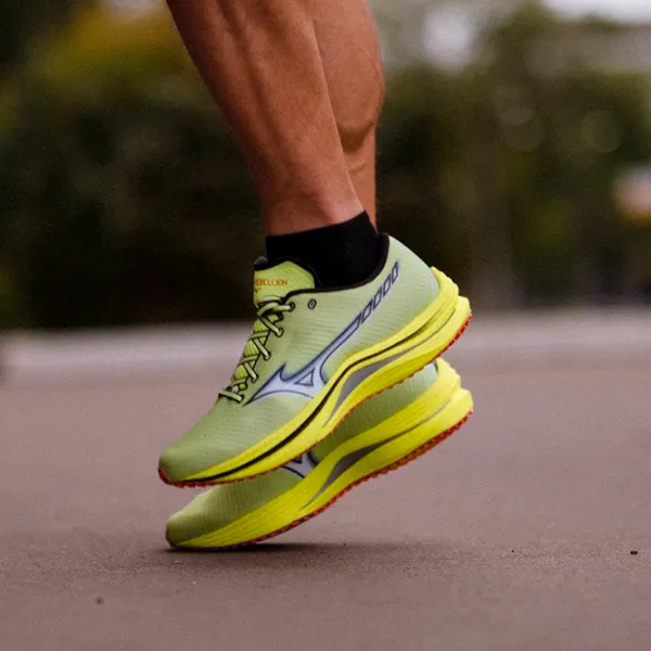 Adidași pentru bărbați Mizuno Wave Rebellion 45/ Yellow photo 7