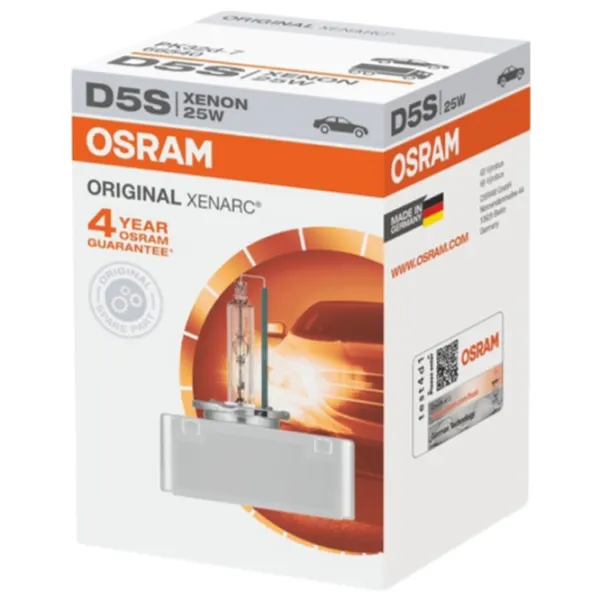 Автомобильная лампа Osram OS-66540 Ксенон/ D5S/ PK32d-7/ 25 Вт/ 2000лм photo 2 Автомобильная лампа Osram OS-66540 Ксенон/ D5S/ PK32d-7/ 25 Вт/ 2000лм photo 2