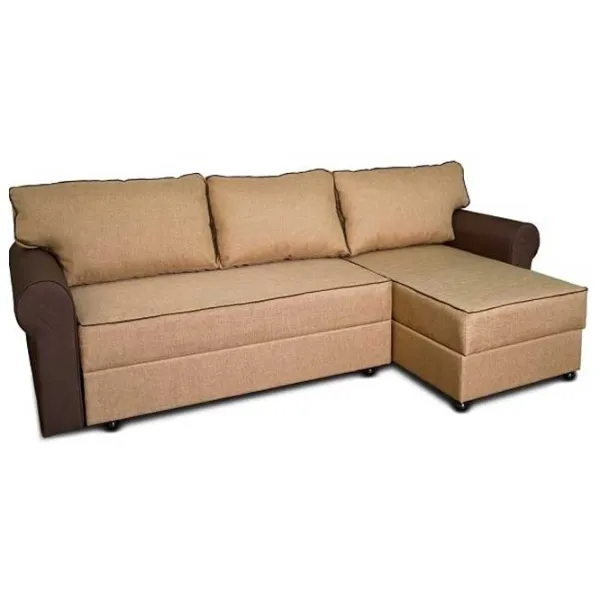 Угловой диван Mobilier Victoria Clasic (Lux 09+Haiti 05 PIK 1) Ткань/ Бежевый photo 1