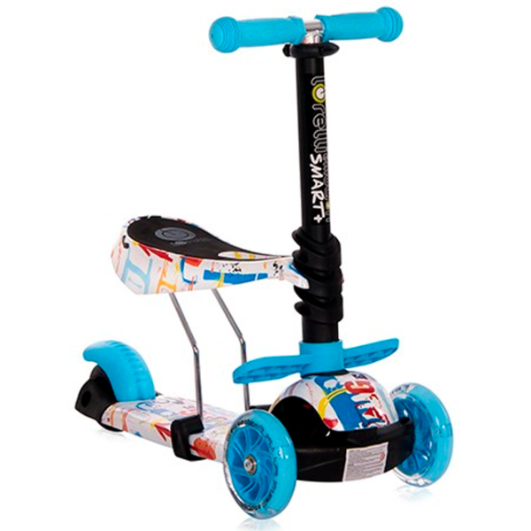 Детский трёхколёсный самокат Lorelli Smart Plus (10390030018) 20 кг/ Blue photo 5