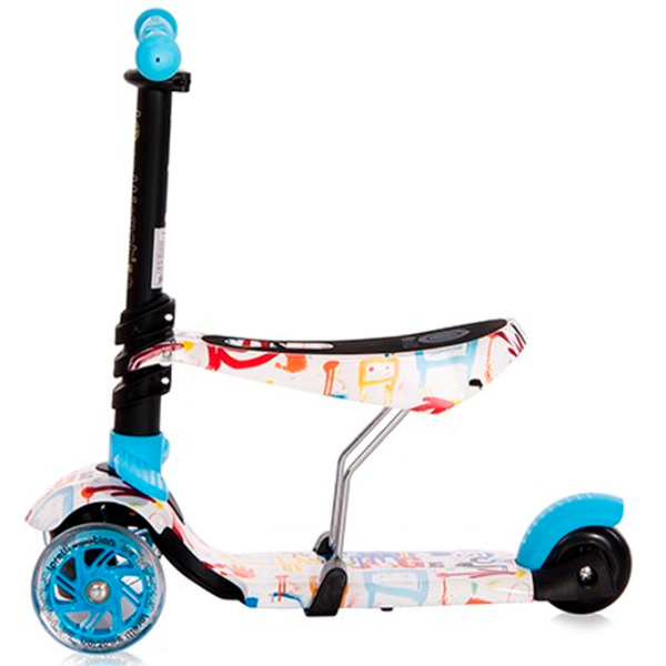 Детский трёхколёсный самокат Lorelli Smart Plus (10390030018) 20 кг/ Blue photo 6