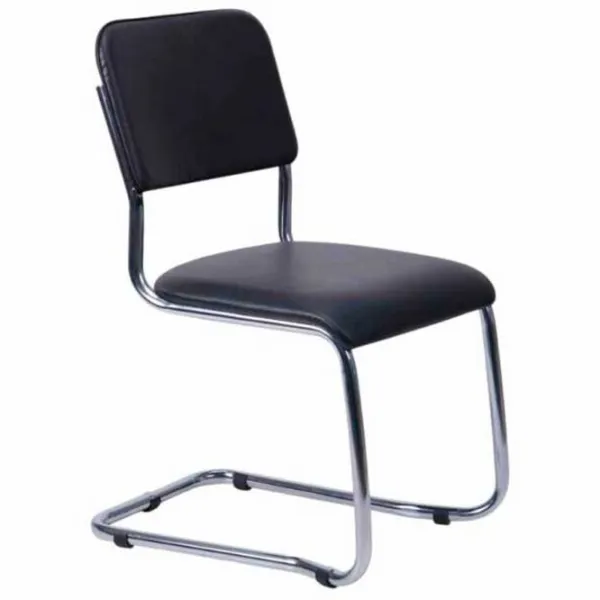 Scaun de birou AG Kvest Piele artificială/ Black Silver photo 1