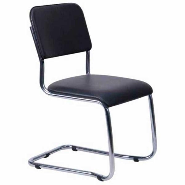 Scaun de birou AG Kvest Piele artificială/ Black Silver photo 1