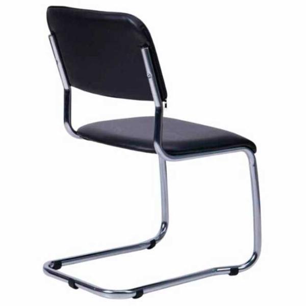 Scaun de birou AG Kvest Piele artificială/ Black Silver photo 3