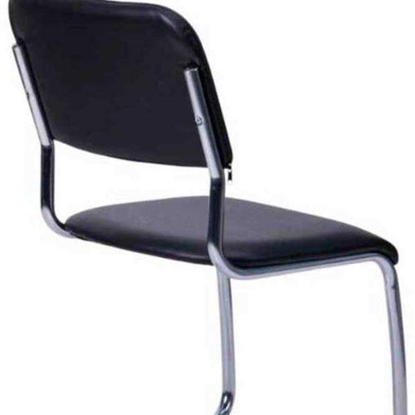 Scaun de birou AG Kvest Piele artificială/ Black Silver photo 5