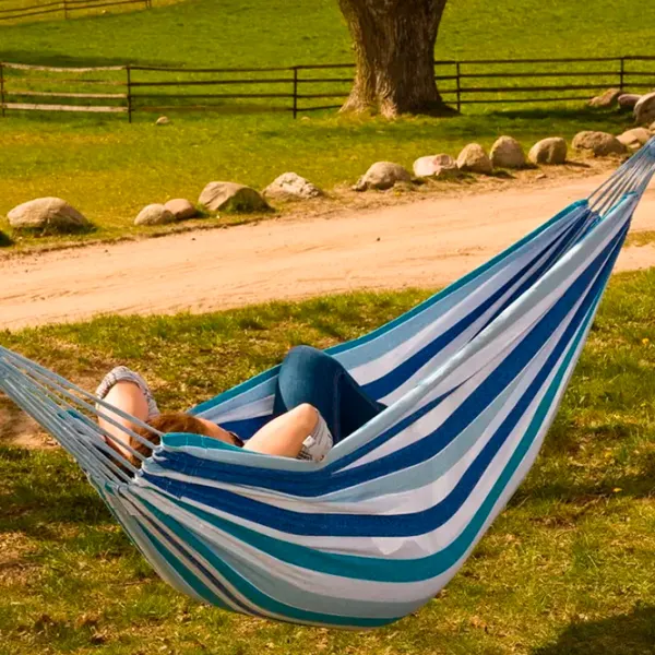 Гамак Royokamp Hammock XXL 1021171 160 кг/ Хлопок/ Blue photo 6