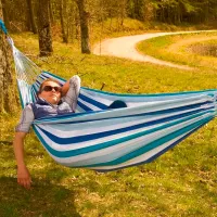 Гамак Royokamp Hammock XXL 1021171 160 кг/ Хлопок/ Blue photo 7
