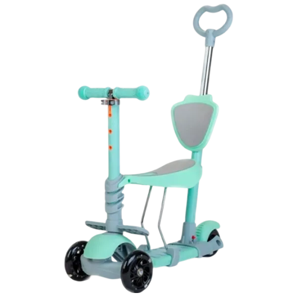 Детский трёхколёсный самокат Baby Mix Multi (8596164153789) 30 кг/ Green photo 1