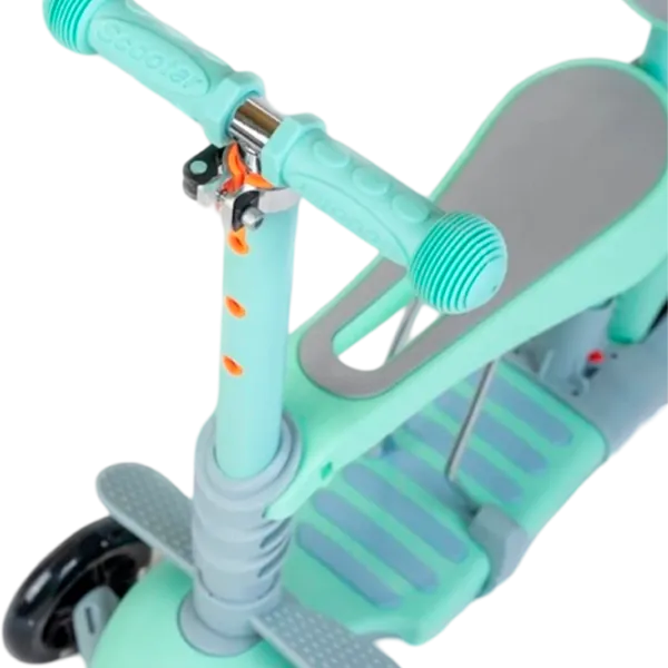 Детский трёхколёсный самокат Baby Mix Multi (8596164153789) 30 кг/ Green photo 3