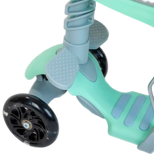 Детский трёхколёсный самокат Baby Mix Multi (8596164153789) 30 кг/ Green photo 4