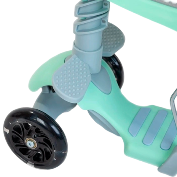 Детский трёхколёсный самокат Baby Mix Multi (8596164153789) 30 кг/ Green photo 4