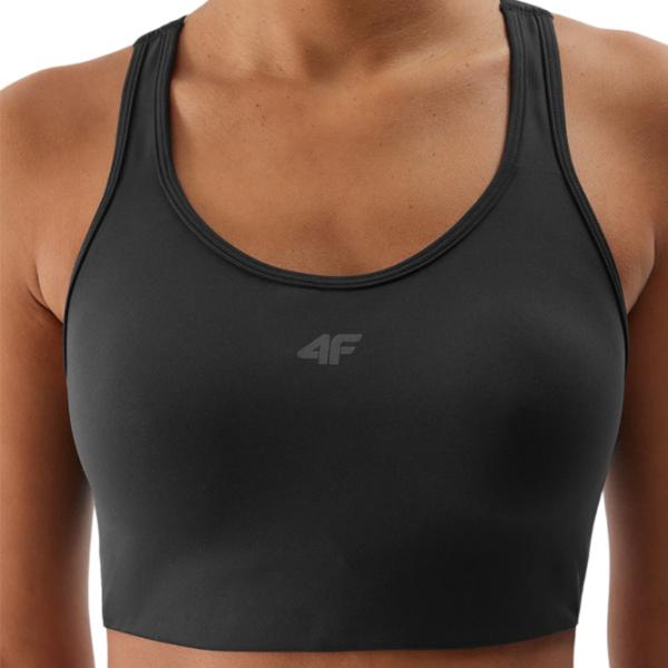 Bustieră pentru femei 4F 4FWSS24USBAF117 Black photo 1 Bustieră pentru femei 4F 4FWSS24USBAF117 Black photo 1