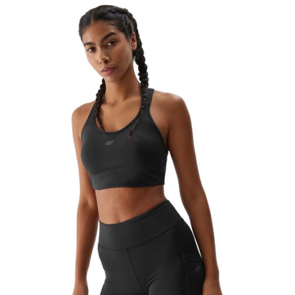 Bustieră pentru femei 4F 4FWSS24USBAF117 Black photo 2 Bustieră pentru femei 4F 4FWSS24USBAF117 Black photo 2