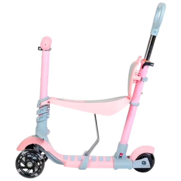 Детский трёхколёсный самокат Baby Mix Multi (8596164153796) 30 кг/ Pink photo 2