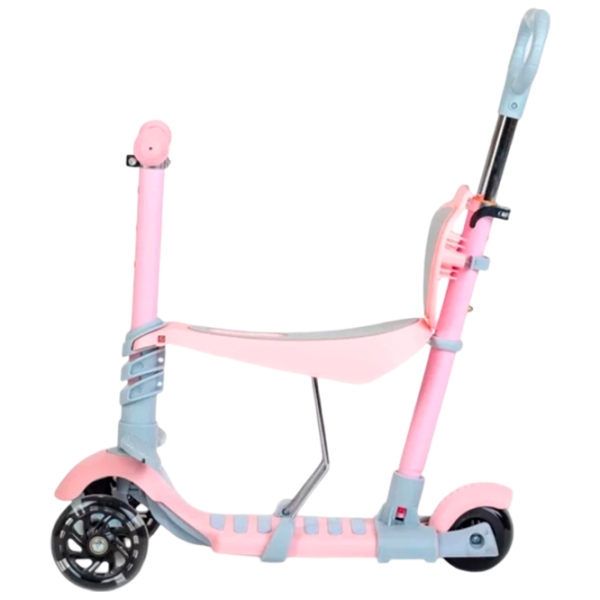Детский трёхколёсный самокат Baby Mix Multi (8596164153796) 30 кг/ Pink photo 2