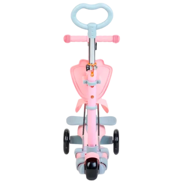 Детский трёхколёсный самокат Baby Mix Multi (8596164153796) 30 кг/ Pink photo 3