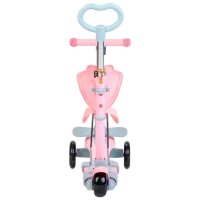 Trotinetă pentru copii cu trei roți Baby Mix Multi (8596164153796) 30 kg/ Pink photo 3