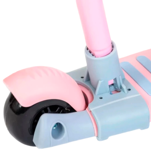 Детский трёхколёсный самокат Baby Mix Multi (8596164153796) 30 кг/ Pink photo 5