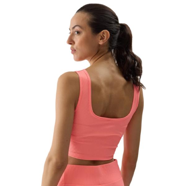 Bustieră pentru femei 4F 4FWSS24TSLEF072 Coral photo 4