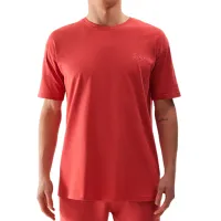 Tricou pentru bărbați 4F 4FWSS24TTSHM1286 100% bumbac/ Red