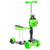 Детский трёхколёсный самокат Chipolino Kiddy Evo (3800931044602) 20 кг/ Green