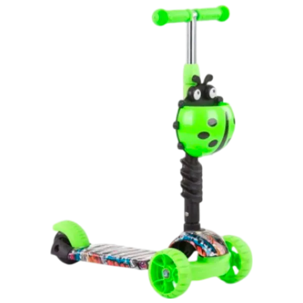 Trotinetă pentru copii cu trei roți Chipolino Kiddy Evo (3800931044602) 20 kg/ Green photo 2