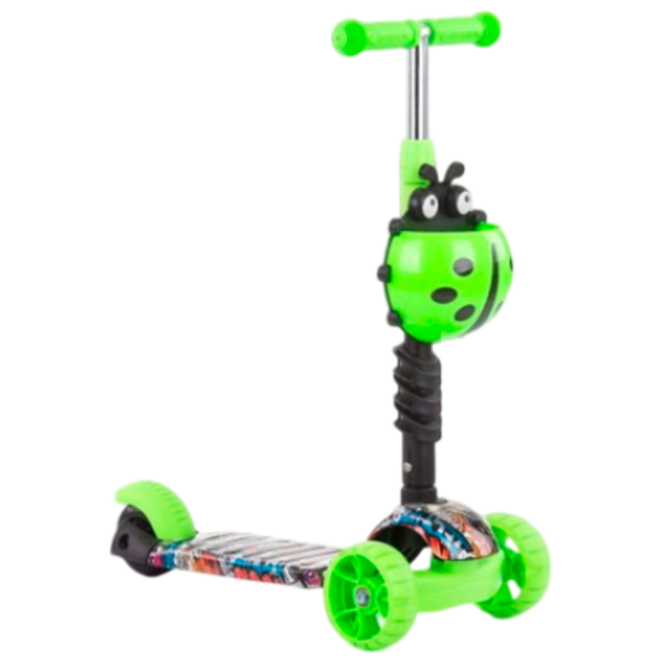 Trotinetă pentru copii cu trei roți Chipolino Kiddy Evo (3800931044602) 20 kg/ Green photo 2
