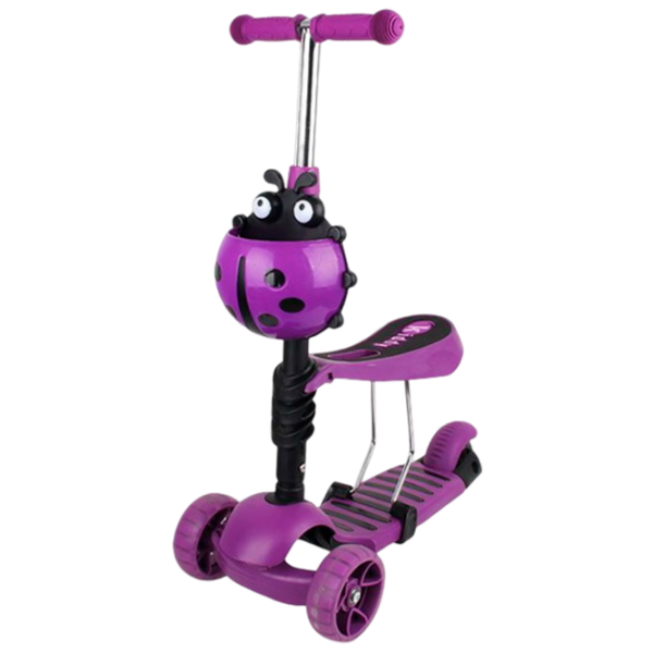 Trotinetă pentru copii cu trei roți Chipolino Kiddy Evo (3800931037895) 20 kg/ Purple photo 1 Trotinetă pentru copii cu trei roți Chipolino Kiddy Evo (3800931037895) 20 kg/ Purple photo 1