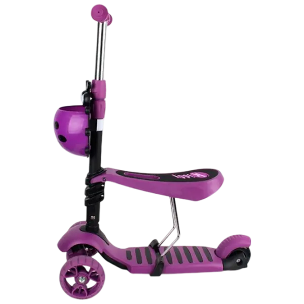 Trotinetă pentru copii cu trei roți Chipolino Kiddy Evo (3800931037895) 20 kg/ Purple photo 2 Trotinetă pentru copii cu trei roți Chipolino Kiddy Evo (3800931037895) 20 kg/ Purple photo 2