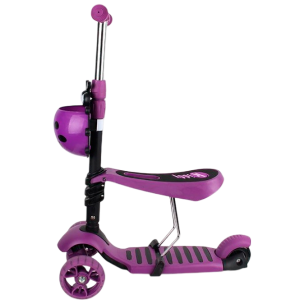 Trotinetă pentru copii cu trei roți Chipolino Kiddy Evo (3800931037895) 20 kg/ Purple photo 2 Trotinetă pentru copii cu trei roți Chipolino Kiddy Evo (3800931037895) 20 kg/ Purple photo 2
