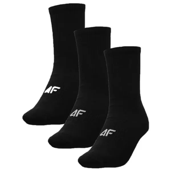 Ciorapi pentru bărbați 4F 4faw23usocm205 43-46/ Black photo 1