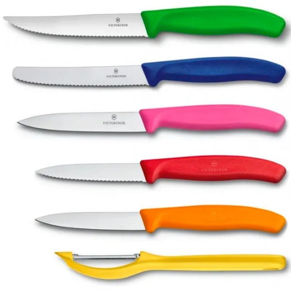 Набор ножей Victorinox 6.7127.6L14 Нержавеющая сталь/ Серебристый photo 4 Набор ножей Victorinox 6.7127.6L14 Нержавеющая сталь/ Серебристый photo 4