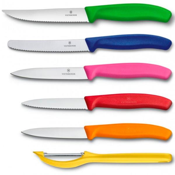 Набор ножей Victorinox 6.7127.6L14 Нержавеющая сталь/ Серебристый photo 4 Набор ножей Victorinox 6.7127.6L14 Нержавеющая сталь/ Серебристый photo 4