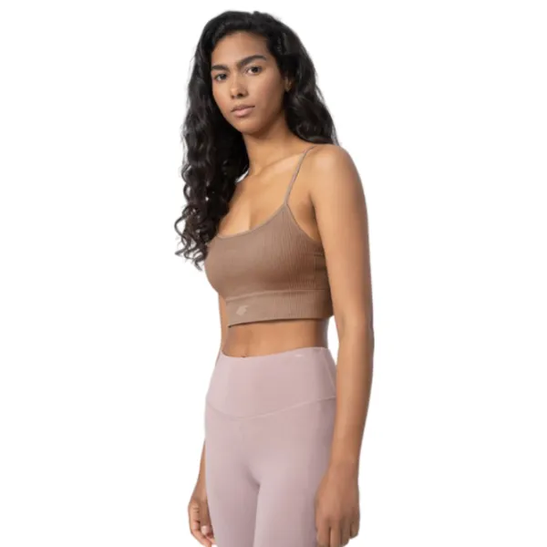 Bustieră pentru femei 4F 4FSS23USBAF031 Beige photo 3 Bustieră pentru femei 4F 4FSS23USBAF031 Beige photo 3