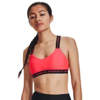 Bustieră pentru femei Under Armour Crossback Low Red