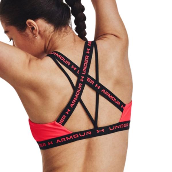 Bustieră pentru femei Under Armour Crossback Low Red photo 2 Bustieră pentru femei Under Armour Crossback Low Red photo 2