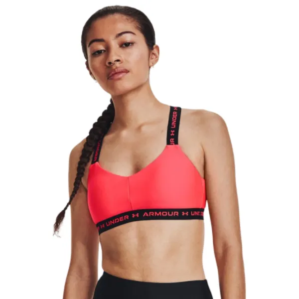 Bustieră pentru femei Under Armour Crossback Low Red photo 1 Bustieră pentru femei Under Armour Crossback Low Red photo 1