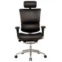 Офисное кресло AG SAIL L-01 Кожа/ Black photo 3