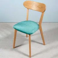 Scaun de bucătărie Mobicasa ISKU Stofă/ Turquoise Brown photo 4