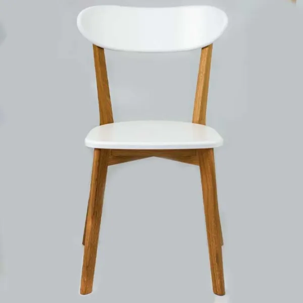 Scaun de bucătărie Mobicasa ISKU Stofă/ White White photo 3