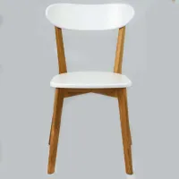 Scaun de bucătărie Mobicasa ISKU Stofă/ White White photo 3