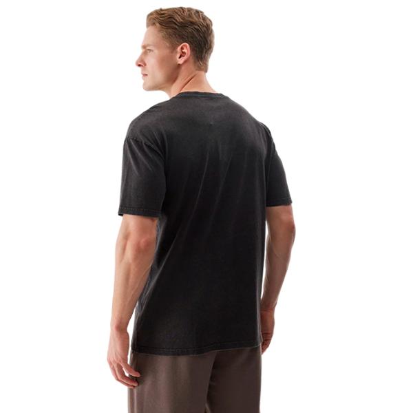 Tricou pentru bărbați 4F 4FWSS24TTSHM1316 100% bumbac/ Black photo 3