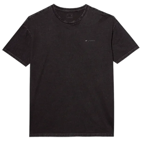 Tricou pentru bărbați 4F 4FWSS24TTSHM1316 100% bumbac/ Black photo 1