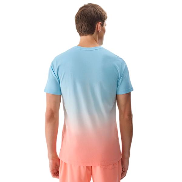 Tricou pentru bărbați 4F 4FWSS24TTSHM1290 100% bumbac/ Blue photo 3