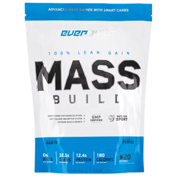 Gainer EverBuild 100% Mass Build (850058756233) 1000 g photo 1 Gainer EverBuild 100% Mass Build (850058756233) 1000 g photo 1